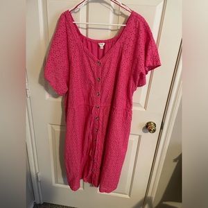 Pink Terra & Sky Summer Dress